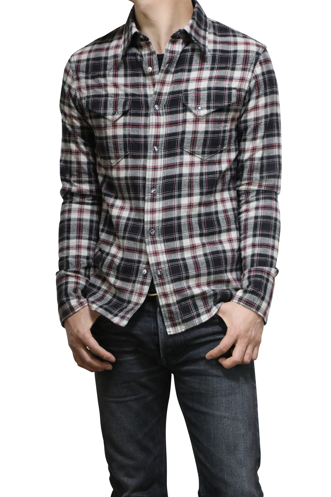 "HENRY" Western Check Shirts/Libertad
