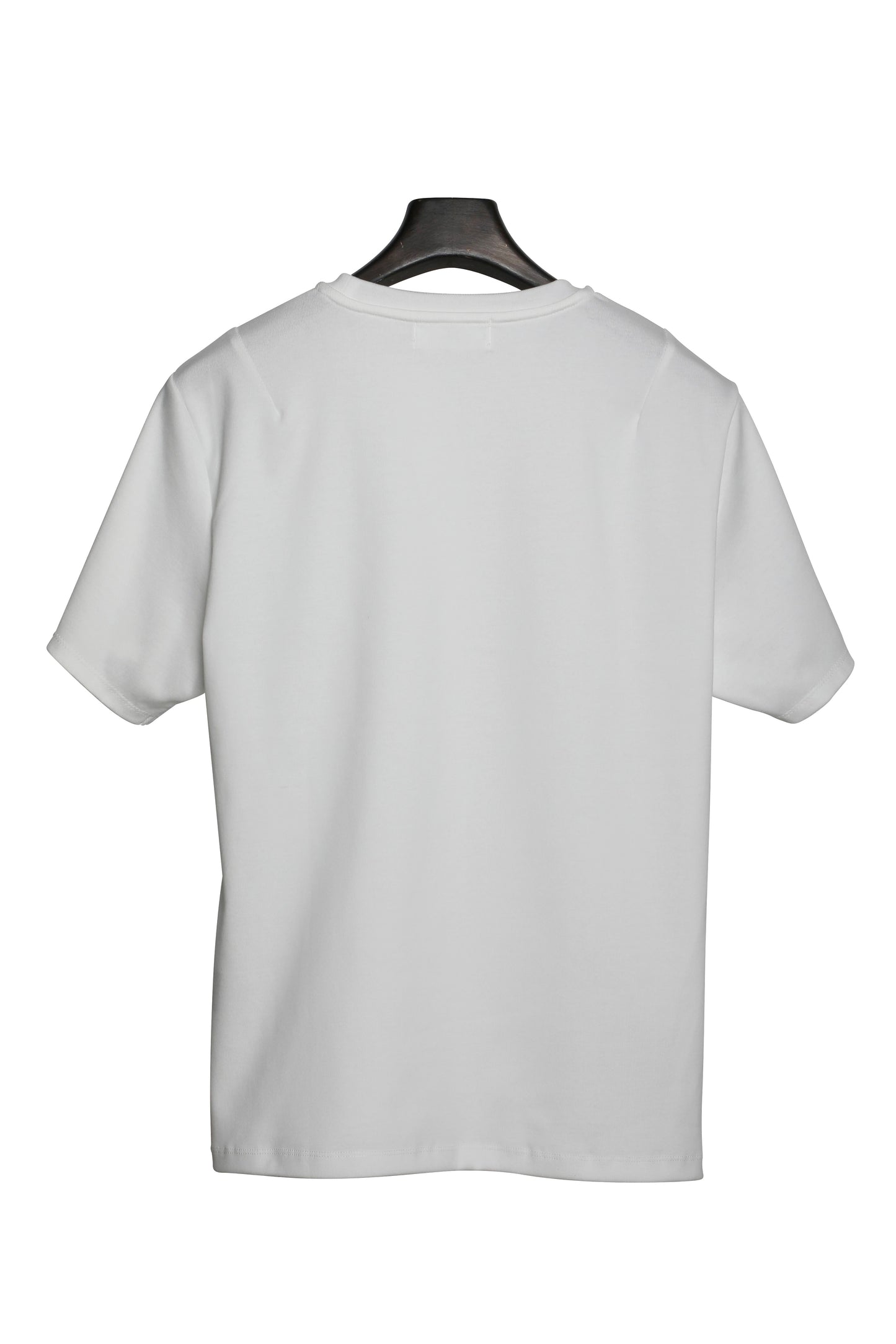 "Honey Comb" Embroidered T-Shirt / White