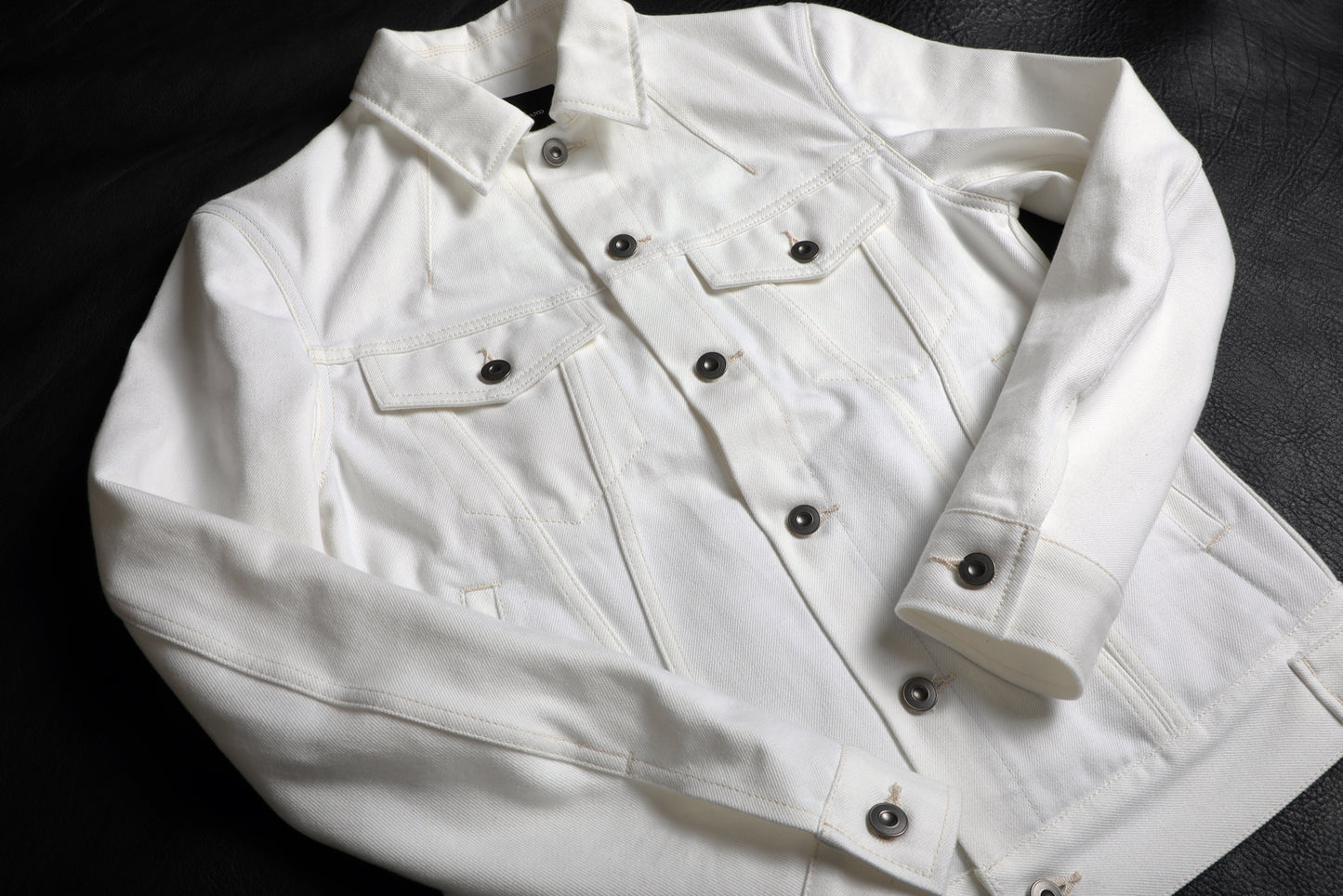 【受注生産】"Stunner" Denim Jacket-White