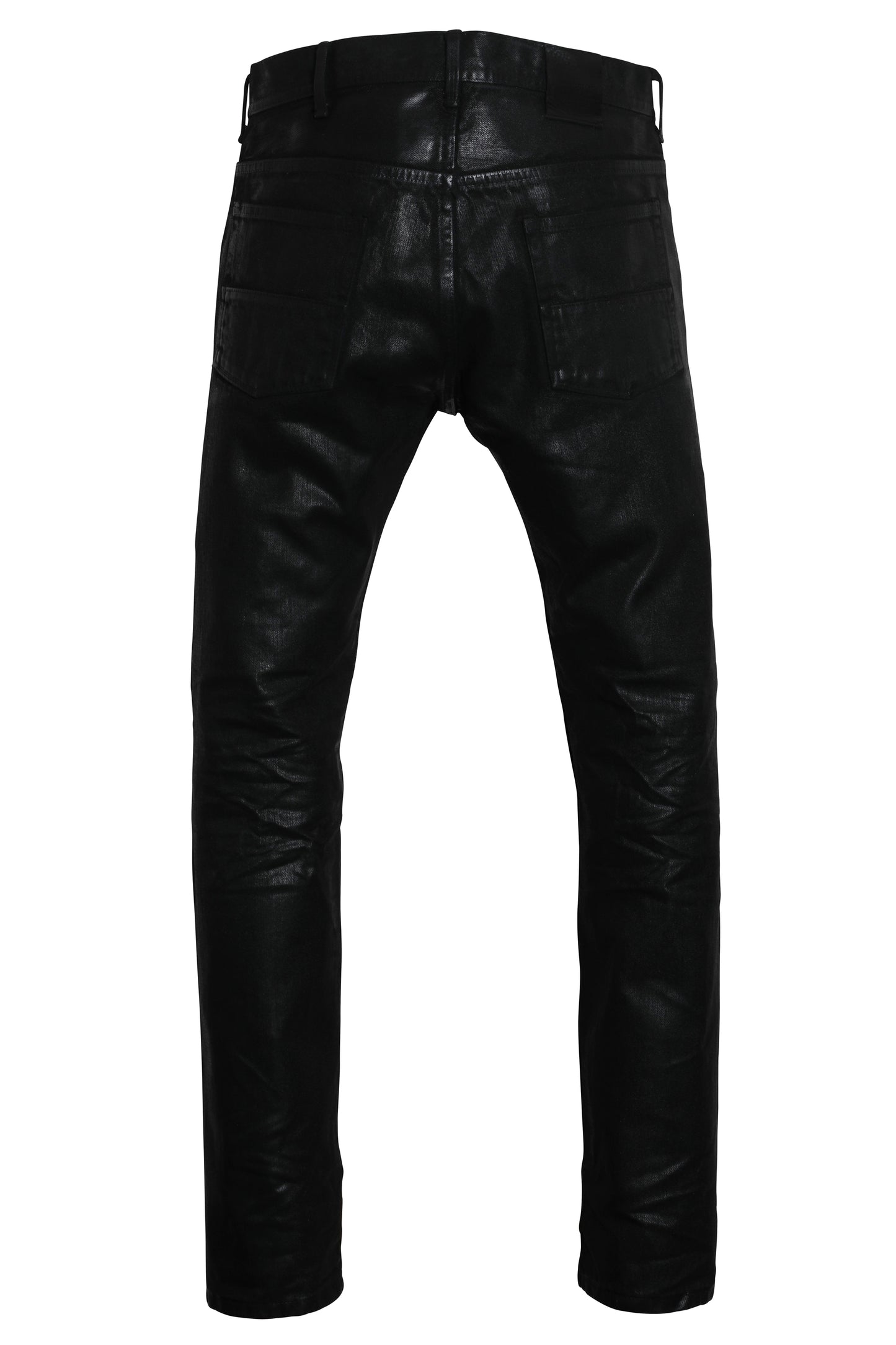 "2001" Slim Tapered Jeans 14oz-Black Coating