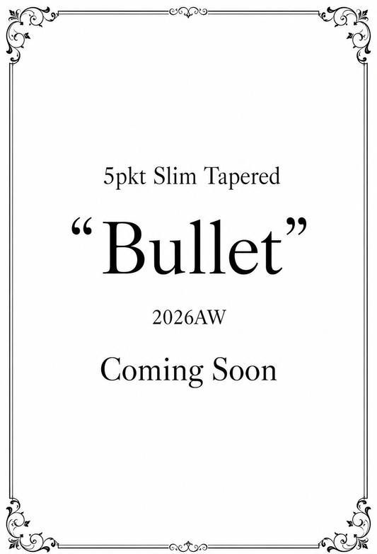 "Bullet" 5pkt Slim Tapered