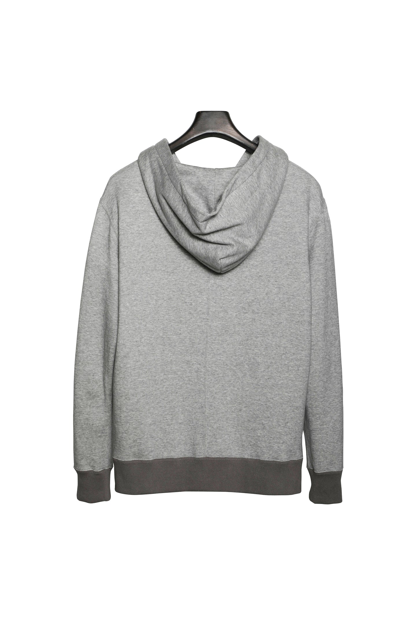 SILENT ZIP HOODIE-GRAY