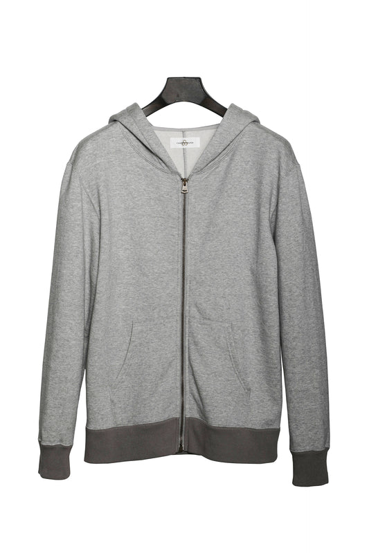SILENT ZIP HOODIE-GRAY