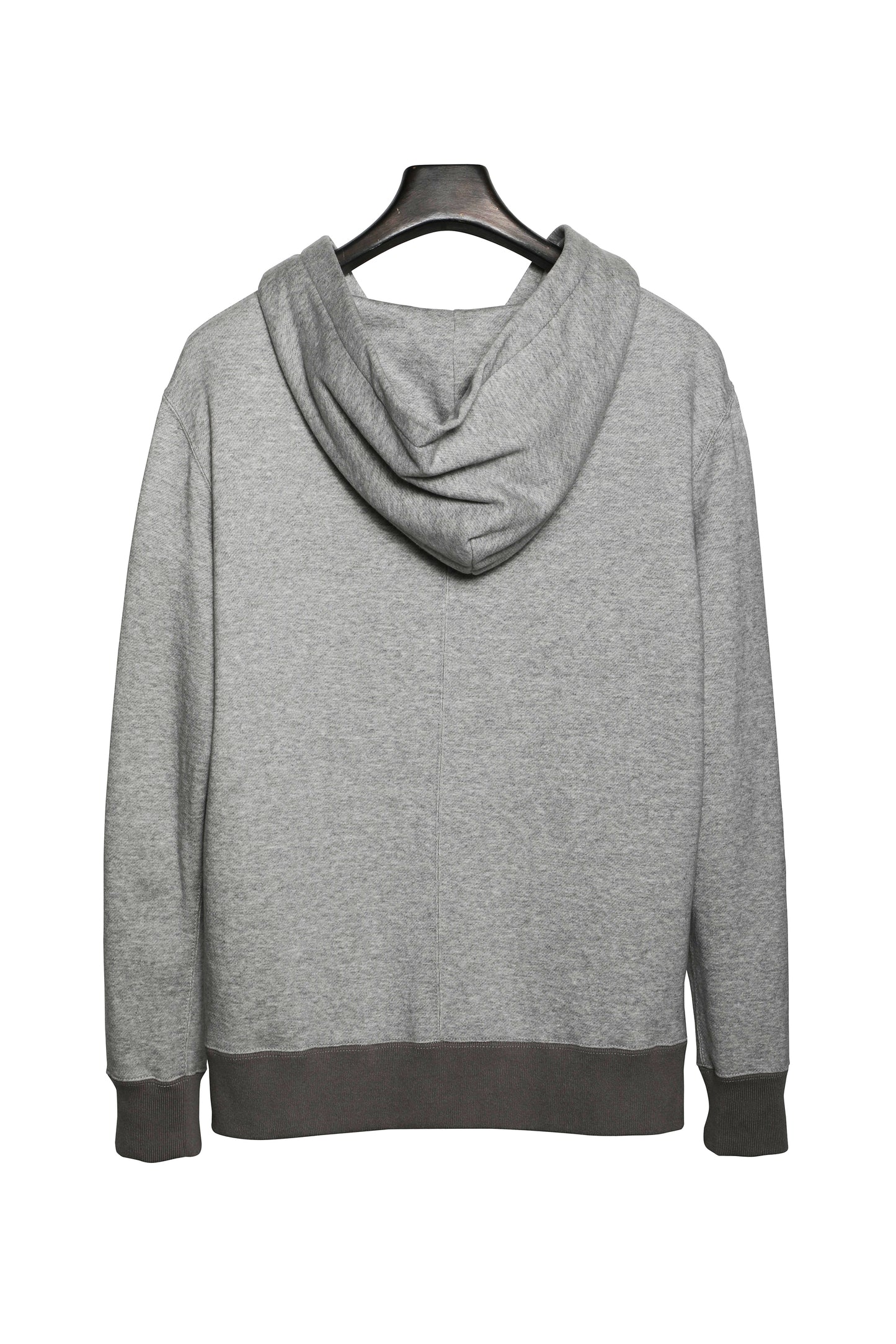 SILENT ZIP HOODIE-GRAY
