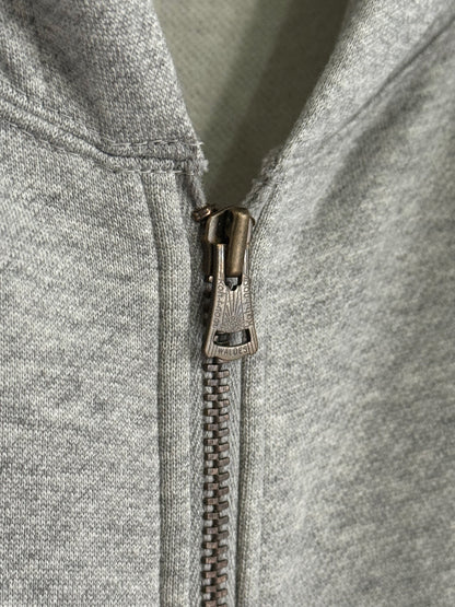 SILENT ZIP HOODIE-GRAY