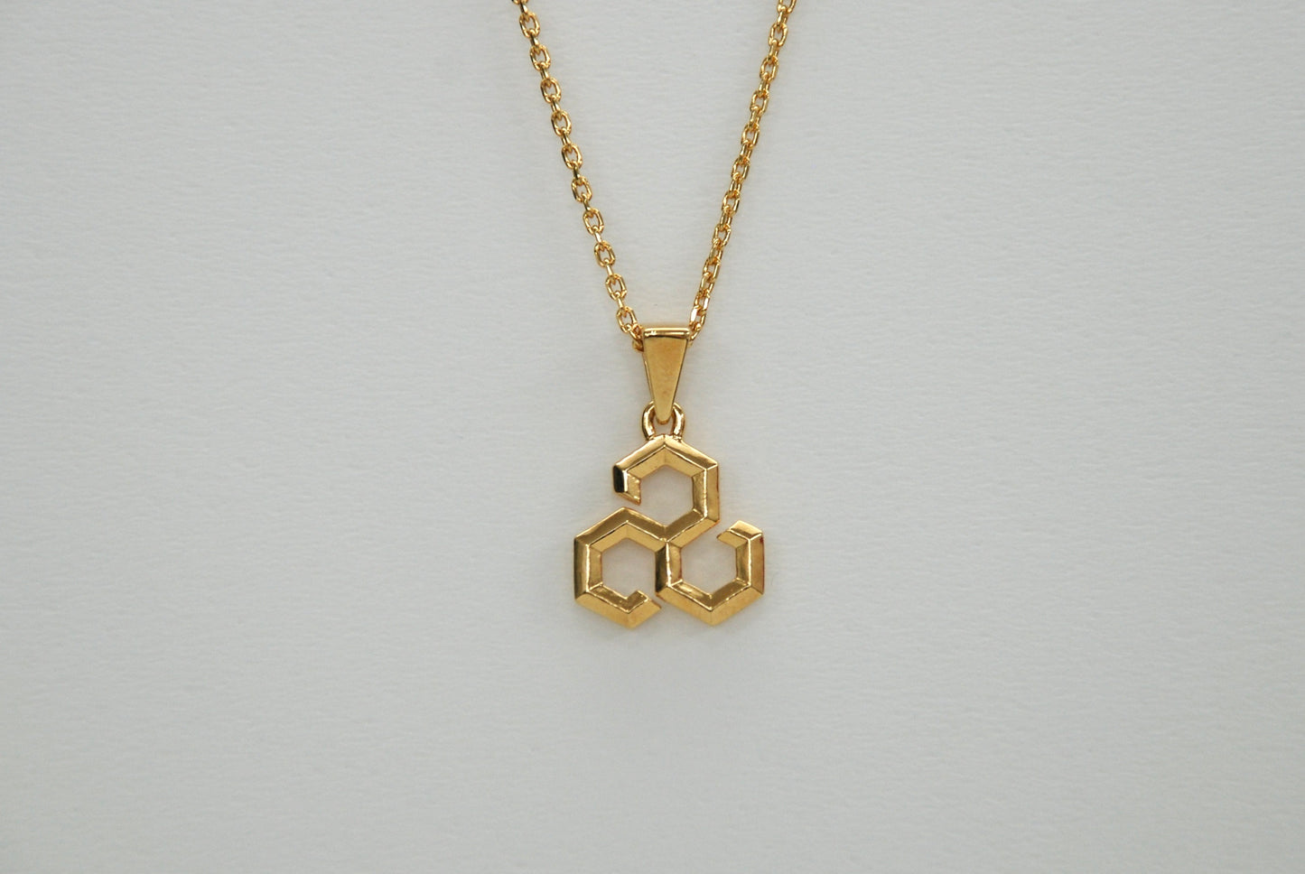 "Honeycomb Neckless" #Gold Coating