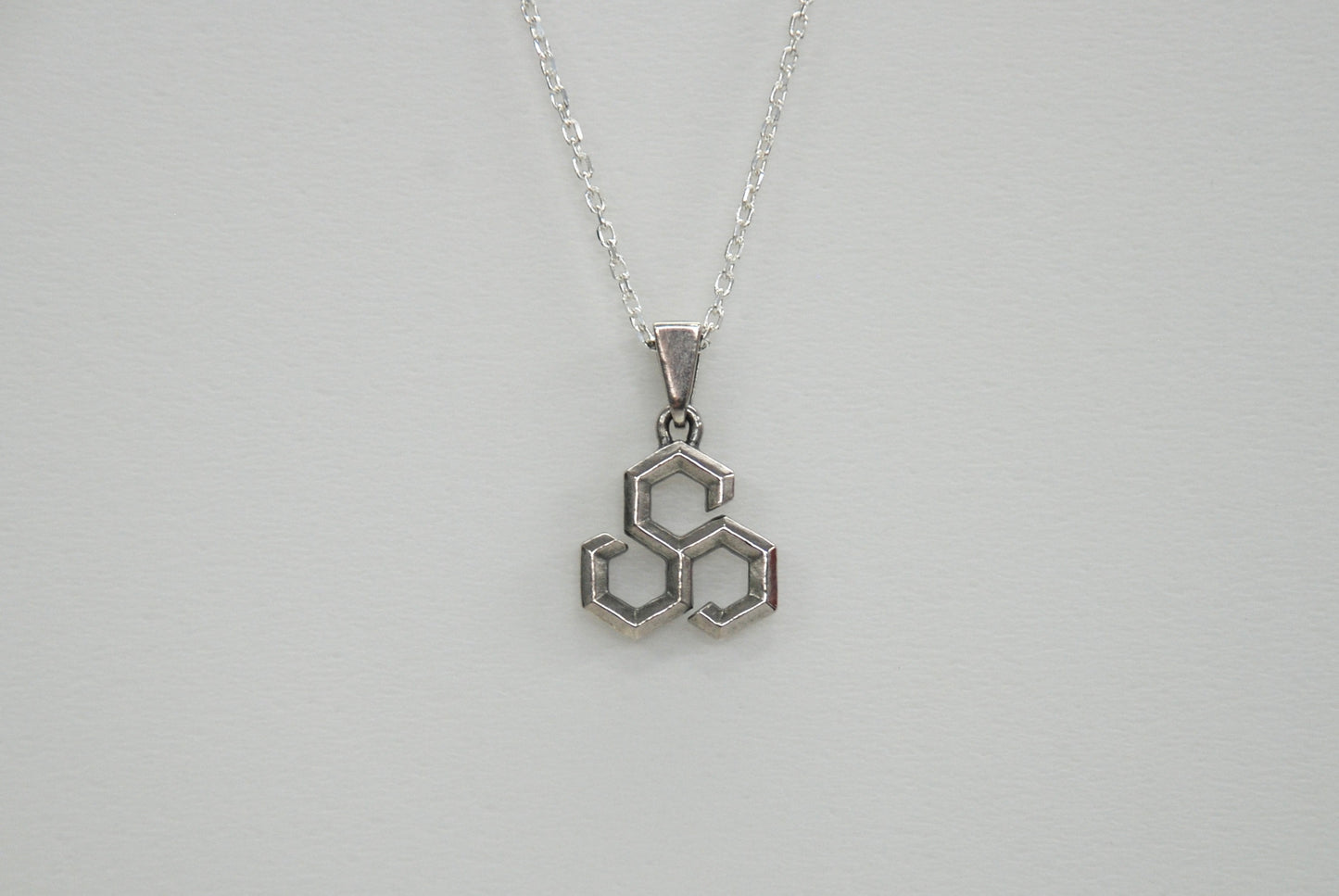 "Honeycomb Neckless" #silver925