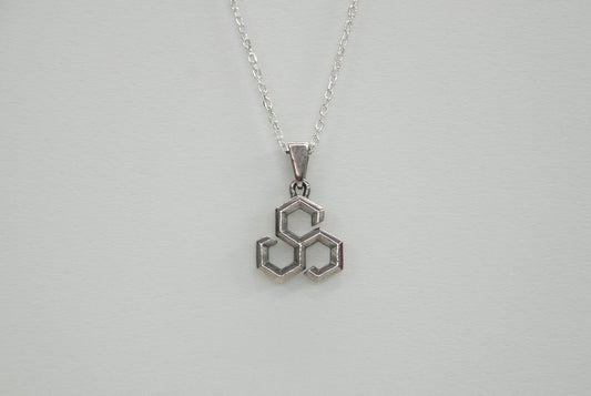 "Honeycomb Neckless" #silver925