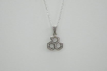 "Honeycomb Neckless" #silver925