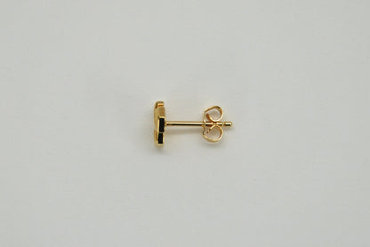 "Honey Comb Stud" Gold Coating