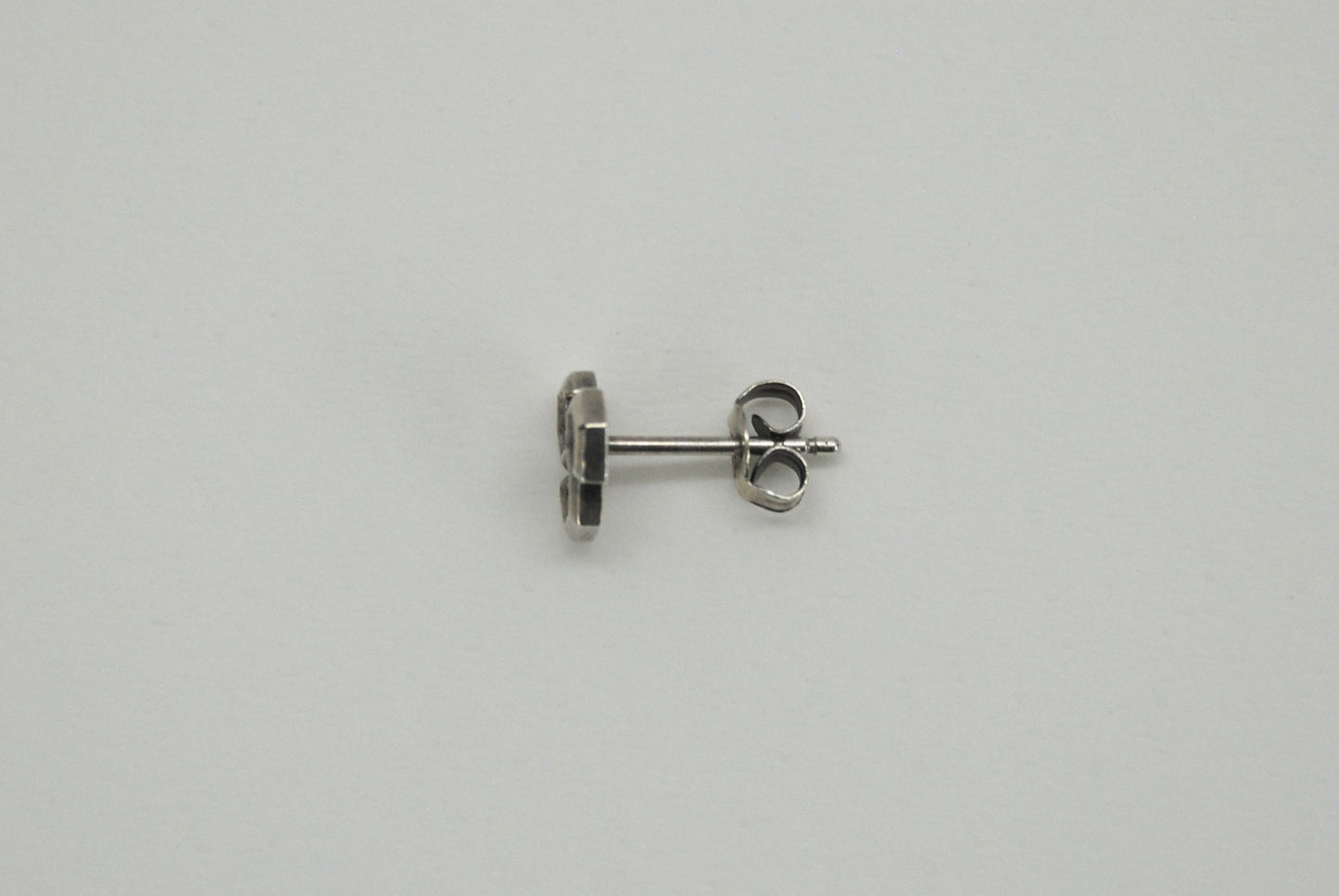 "Honey Comb Stud" Silver#925